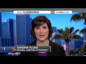Sandra Fluke on MSNBC