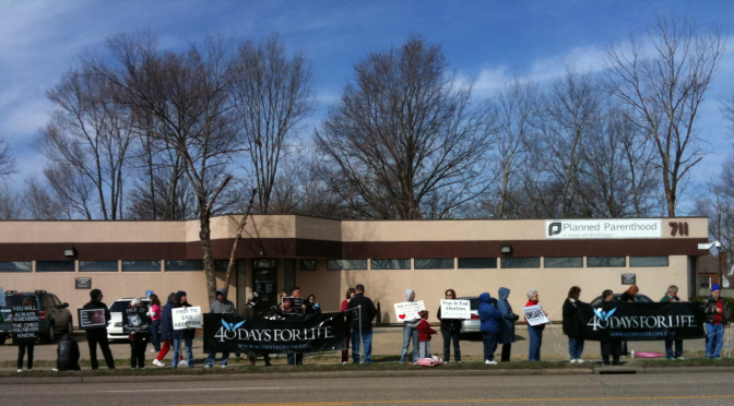 Columbia Missouri Planned Parenthood Abortion Clinic 40 Days for Life