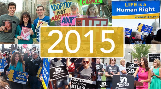 2015 was a monumental year for the pro-life movement