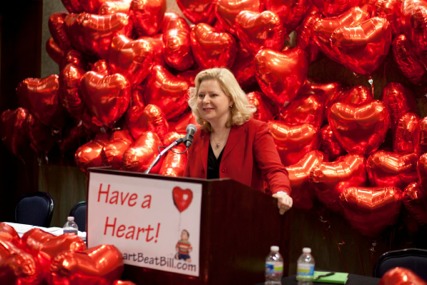 Janet Folger Porter speaks on the pro-life Heartbeat Bill (Image credit Jill Stanek Blog) 