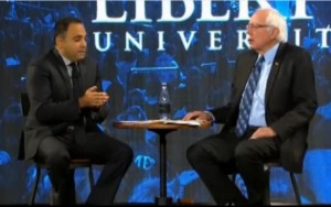 Liberty University Bernie Sanders abortion